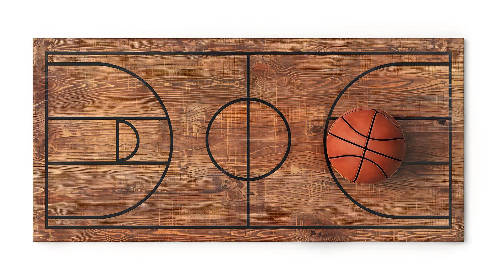 Basketball Court Flooring Viewed from Above — free download from Dotvec
