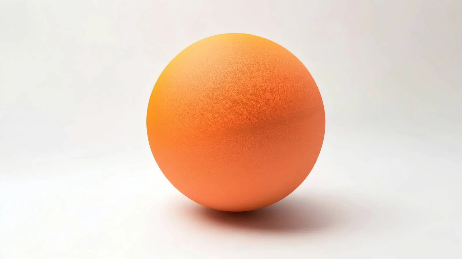 Vibrant Orange Basketball on White — free download from Dotvec