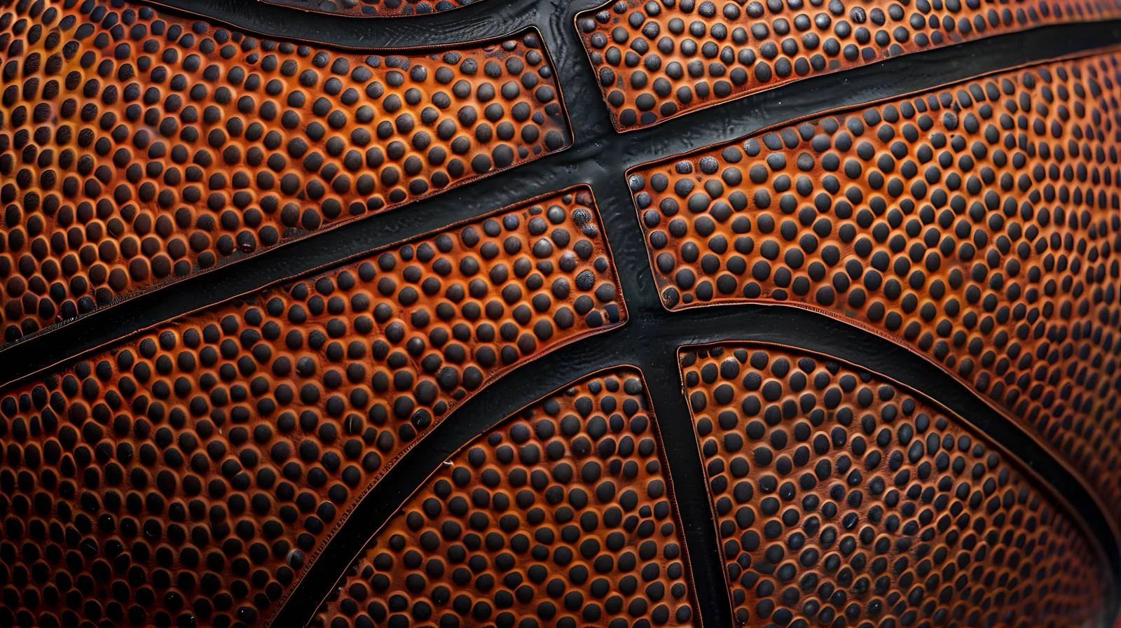 Detailed Basketball Texture Close-Up on White — free download from Dotvec