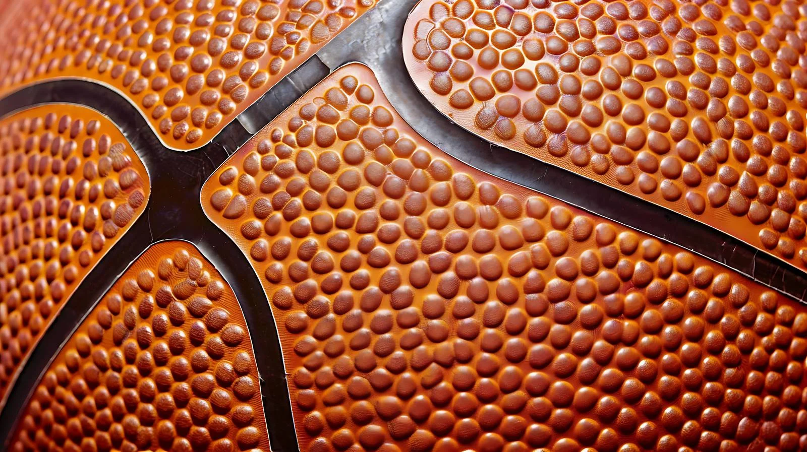 Detailed Basketball Texture Close-Up on White — free download from Dotvec