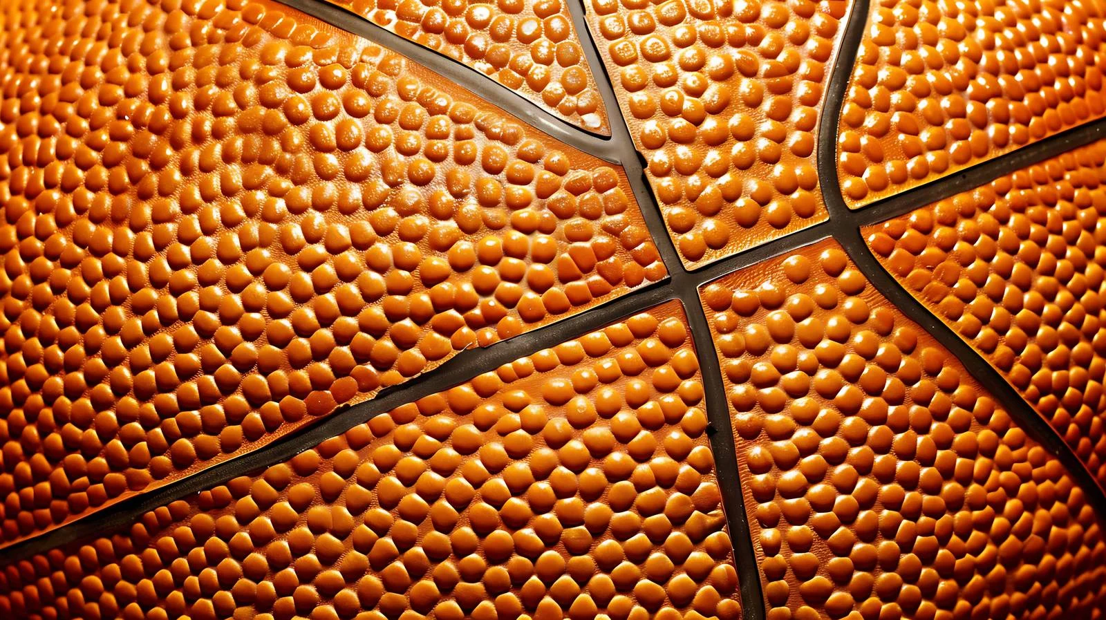 Detailed Basketball Texture Close-Up on White — free download from Dotvec