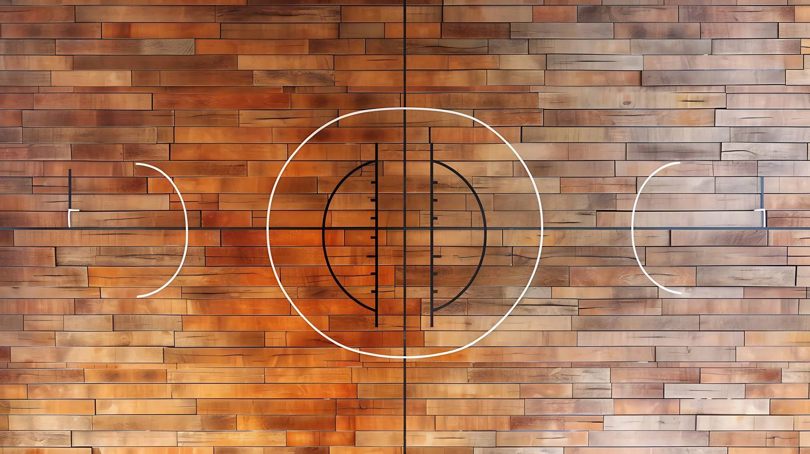 Wooden gym floor basketball tournament bracket — free download from Dotvec