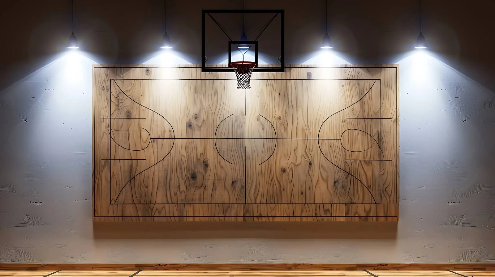Illuminated Basketball Tournament Bracket — free download from Dotvec