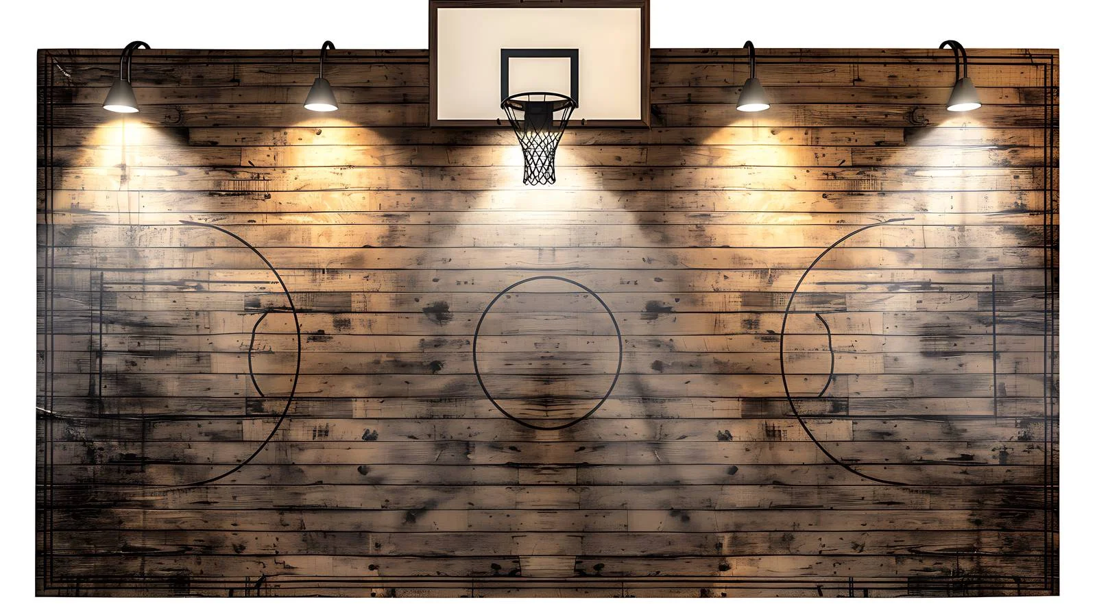 Glowing basketball tournament bracket under spotlighting — free download from Dotvec
