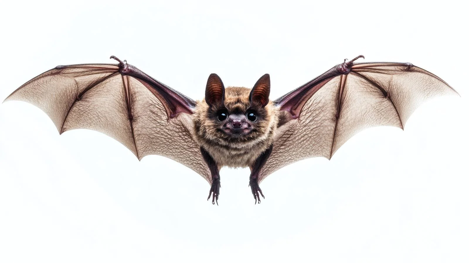 Young Bat on White Background Studying — free download from Dotvec