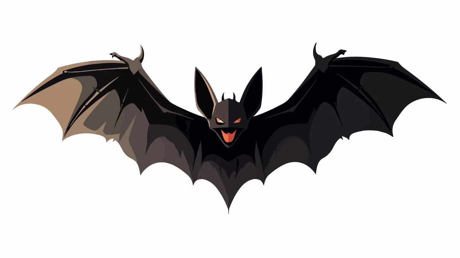 Spooky Vampire Bat Silhouette — free download from Dotvec