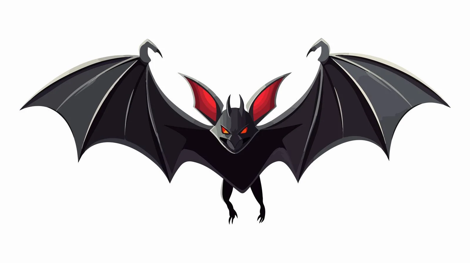 Spooky Vampire Bat Silhouette — free download from Dotvec