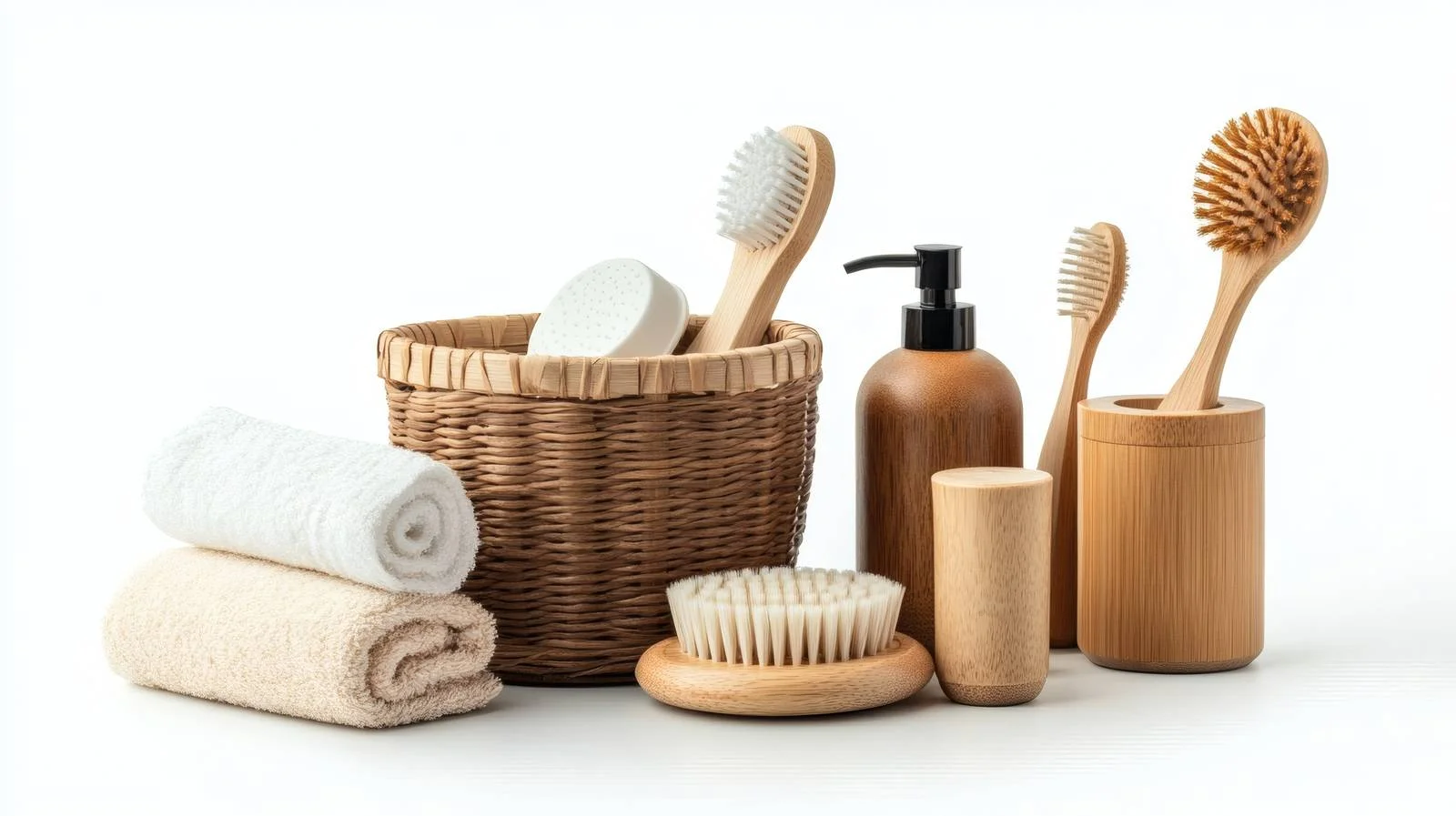 Essential Bath Skin Care Products White Background — free download from Dotvec