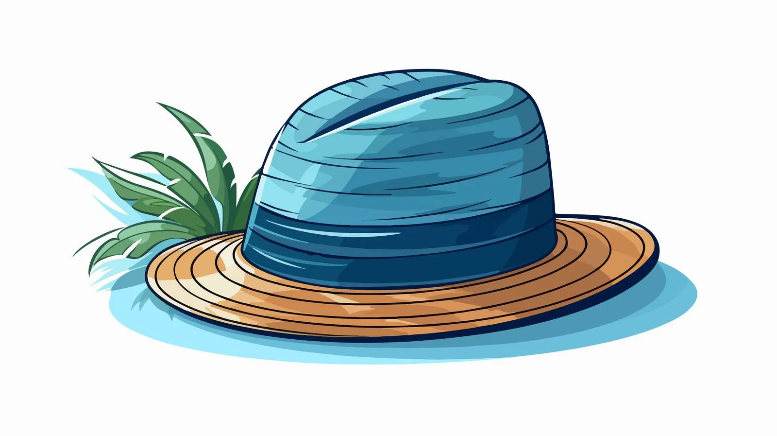 Sun Protection Beach Hat — free download from Dotvec