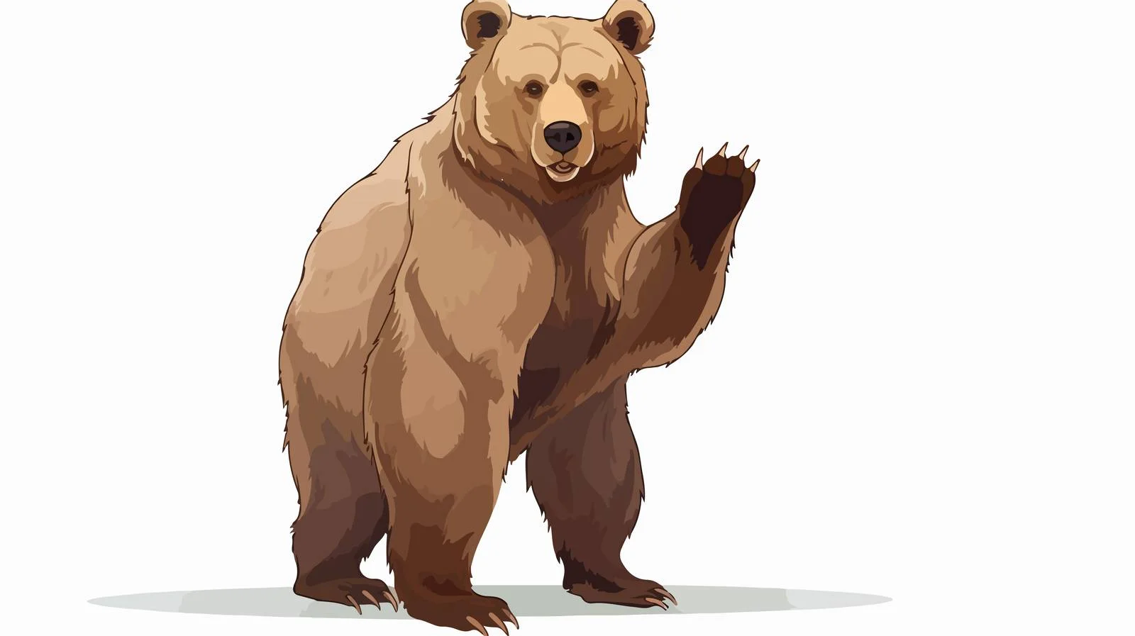 Bear Cartoon Illustration — free download from Dotvec