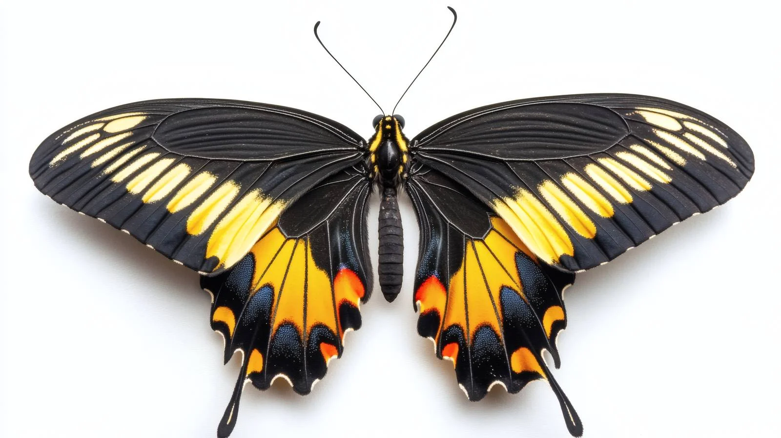 Exquisite Urania Butterfly on White Background — free download from Dotvec