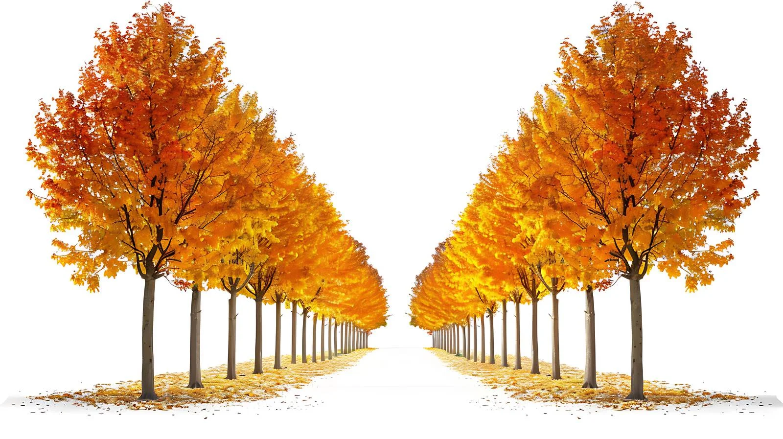 Serene Autumn Path lined with Maple Trees — free download from Dotvec