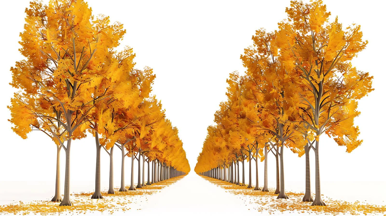 Tranquil Maple-Lined Autumn Boulevard View — free download from Dotvec