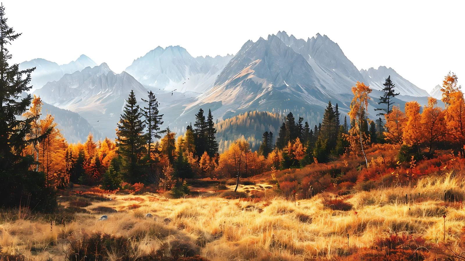 Vivid Autumn Scenery in Tatra Mountains — free download from Dotvec