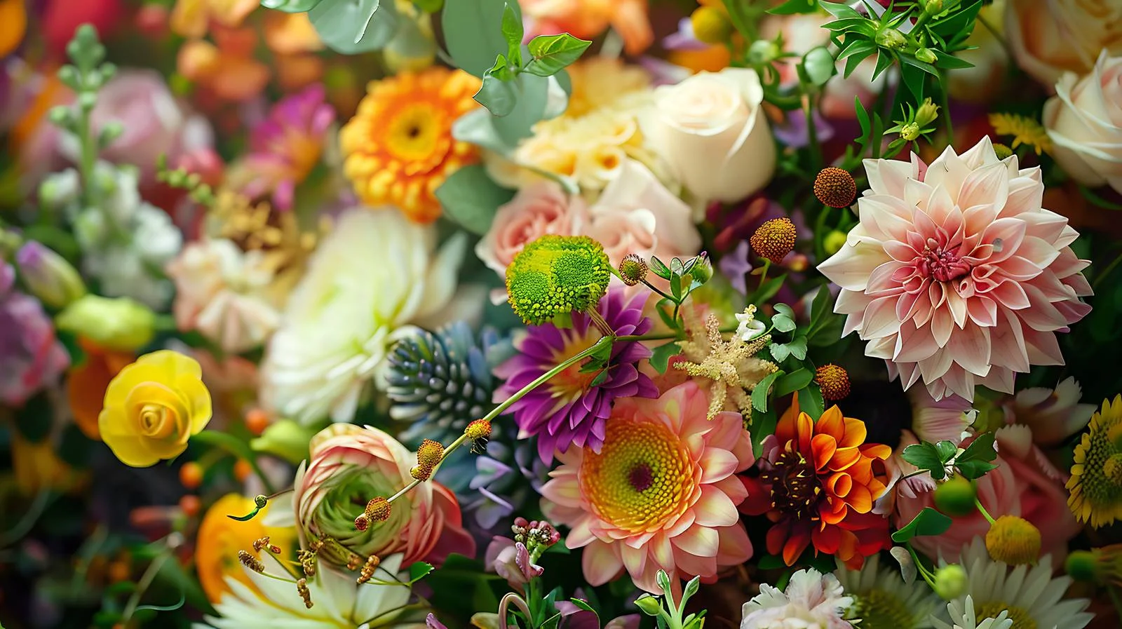Exquisite Natural Flower Bouquet Close-Up — free download from Dotvec