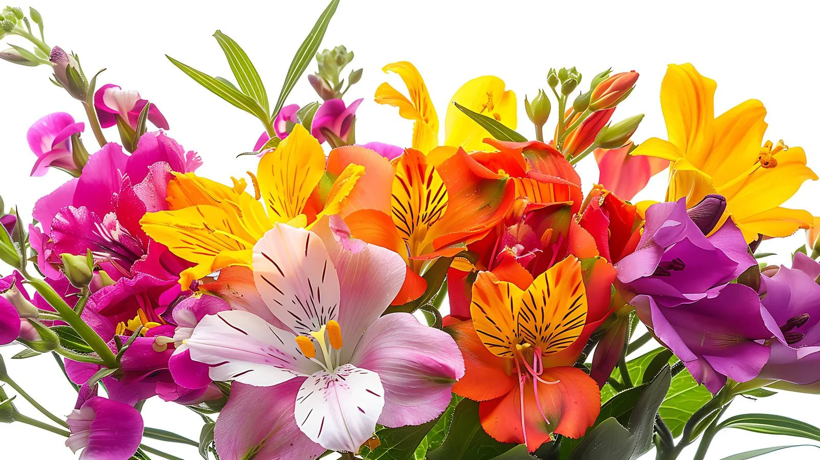 Vibrant natural flower bouquet close-up — free download from Dotvec