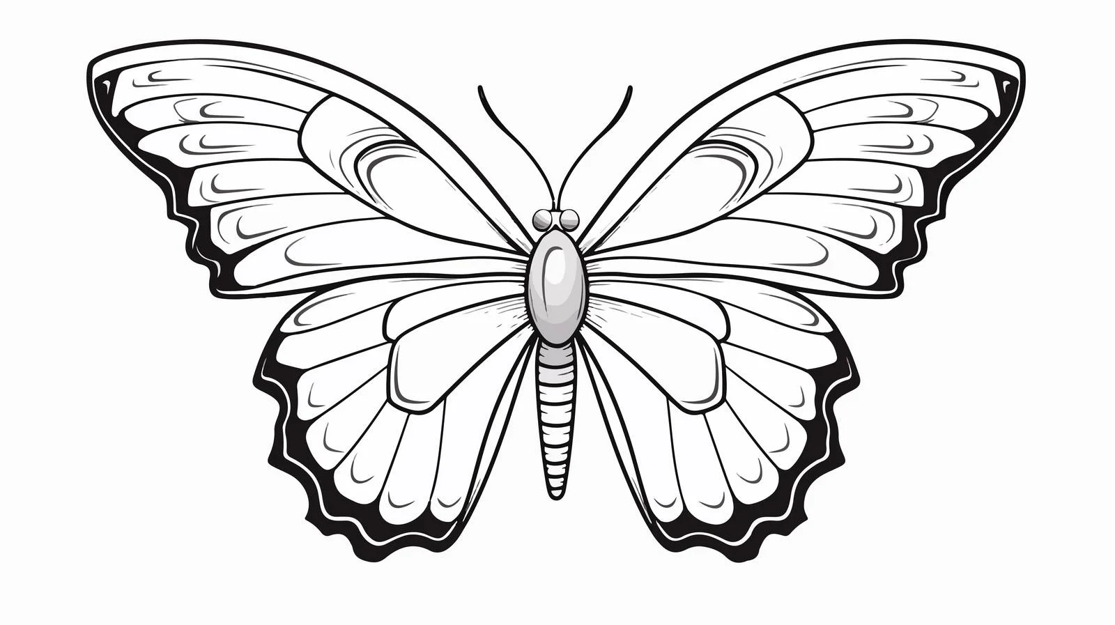 Hand-Drawn Butterfly Vector Illustration — free download from Dotvec