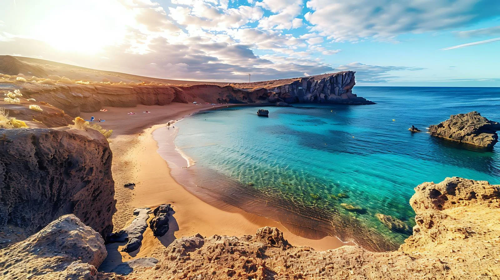 Spectacular View of Playa Papagayo Beach — free download from Dotvec