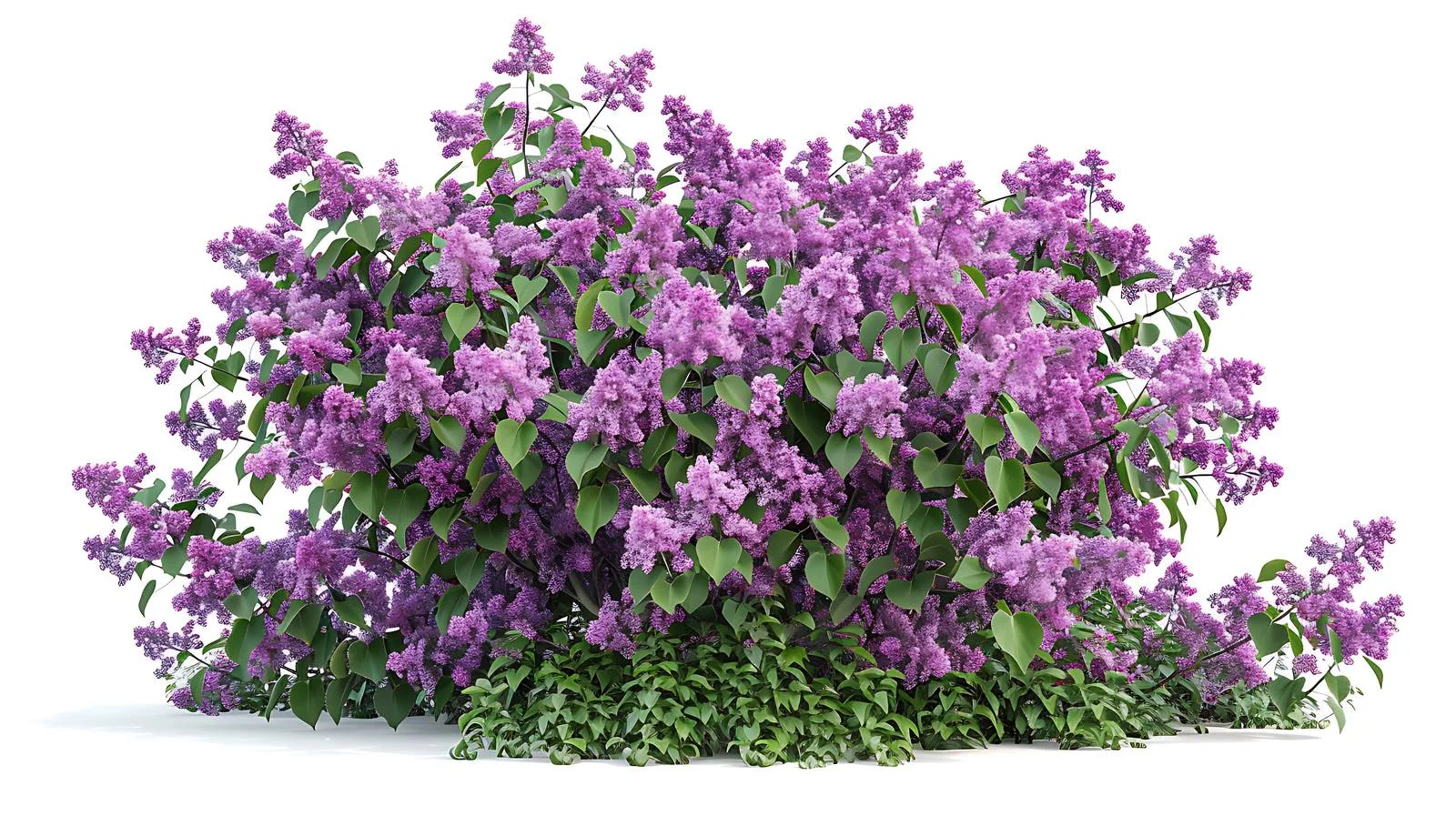 Elegant Lilac Bushes as Nature's Canvas — free download from Dotvec