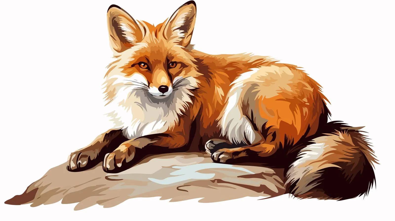 Fox Sketch Vector Illustration — free download from Dotvec