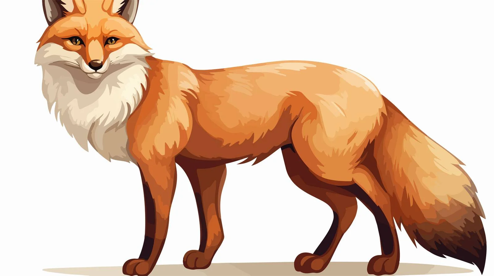 Elegant Fox Sketch Vector Illustration — free download from Dotvec