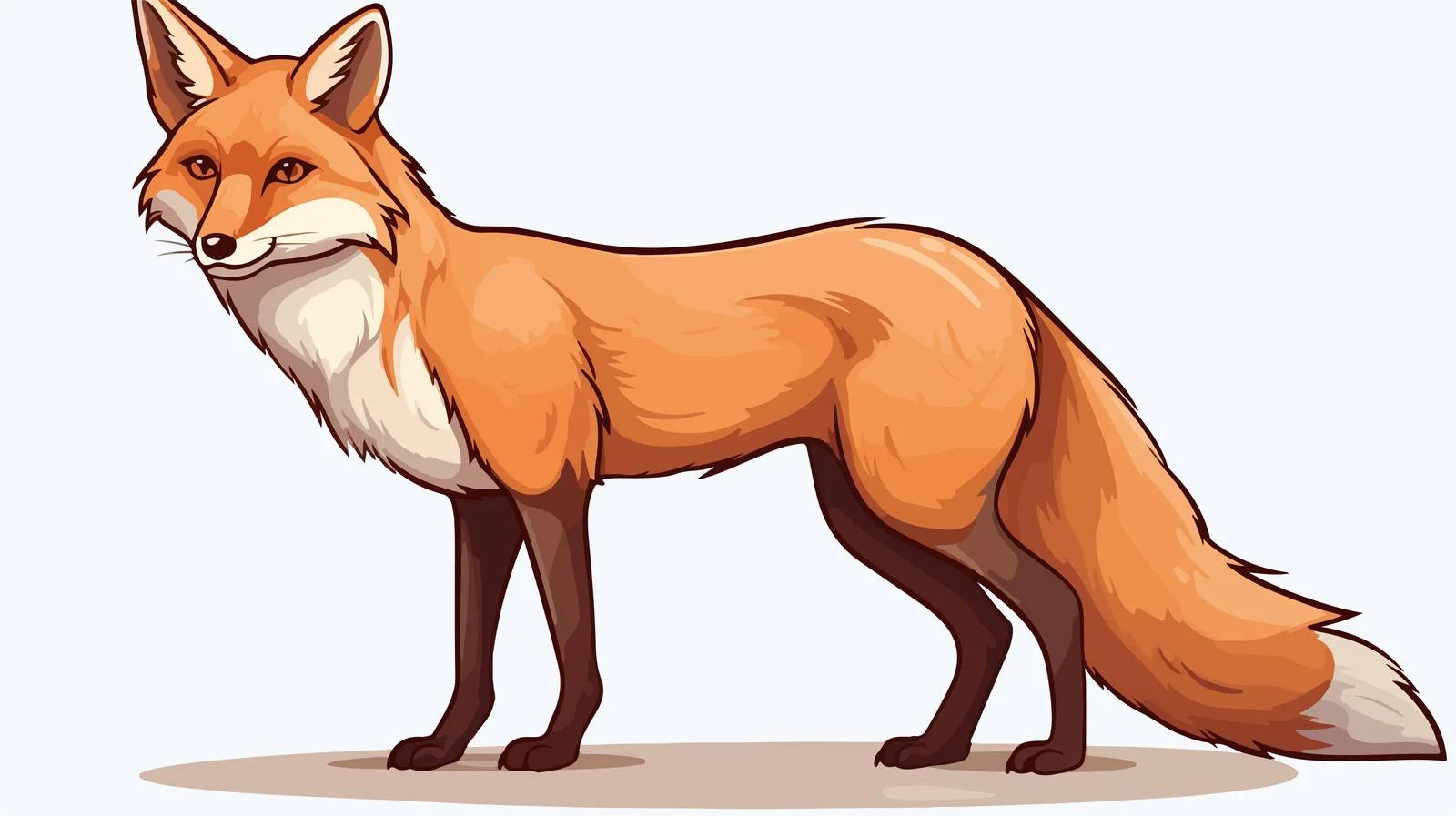 Fox Sketch Vector Illustration — free download from Dotvec