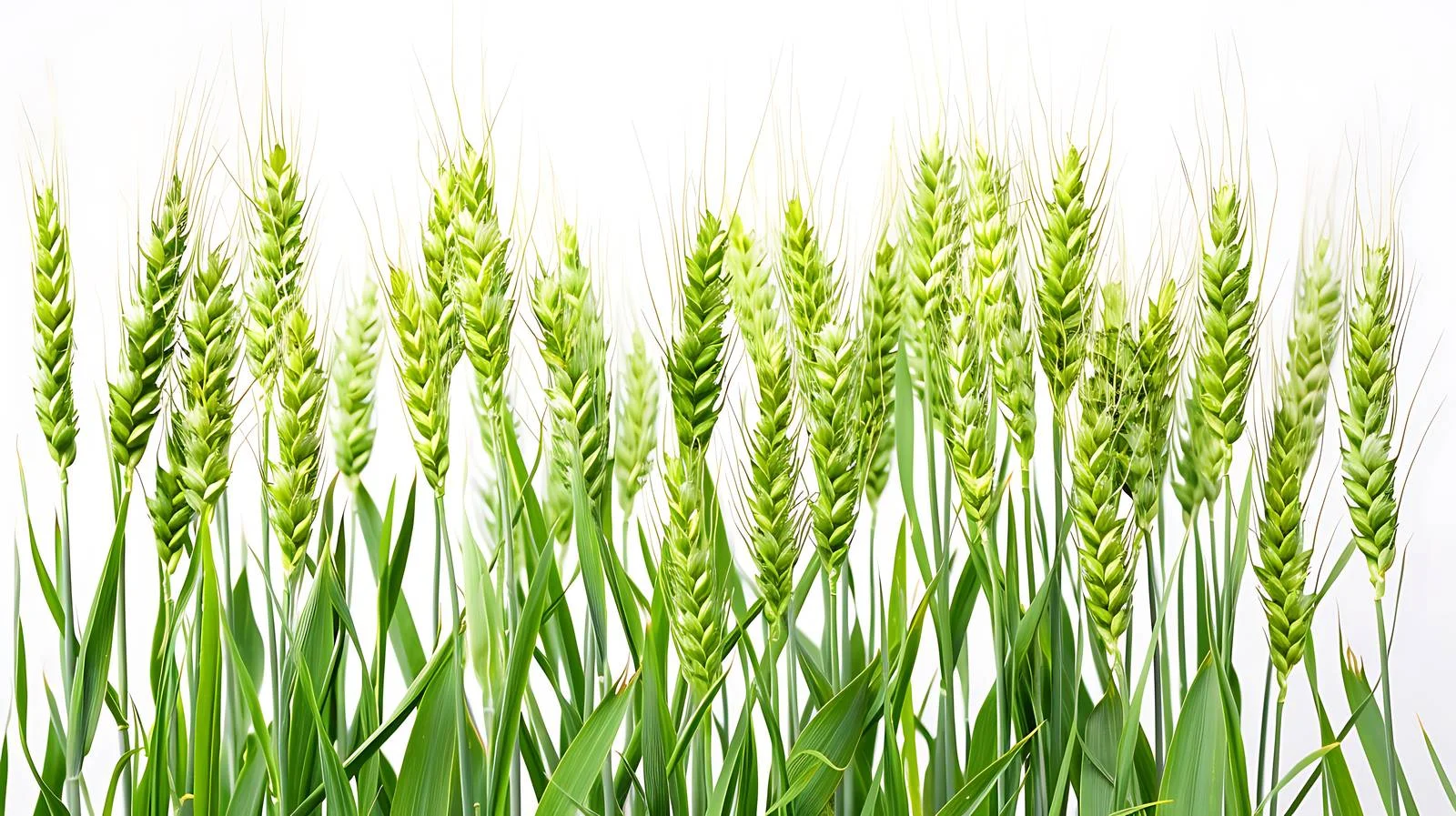 Serene Wheat Field Surrounded by White — free download from Dotvec