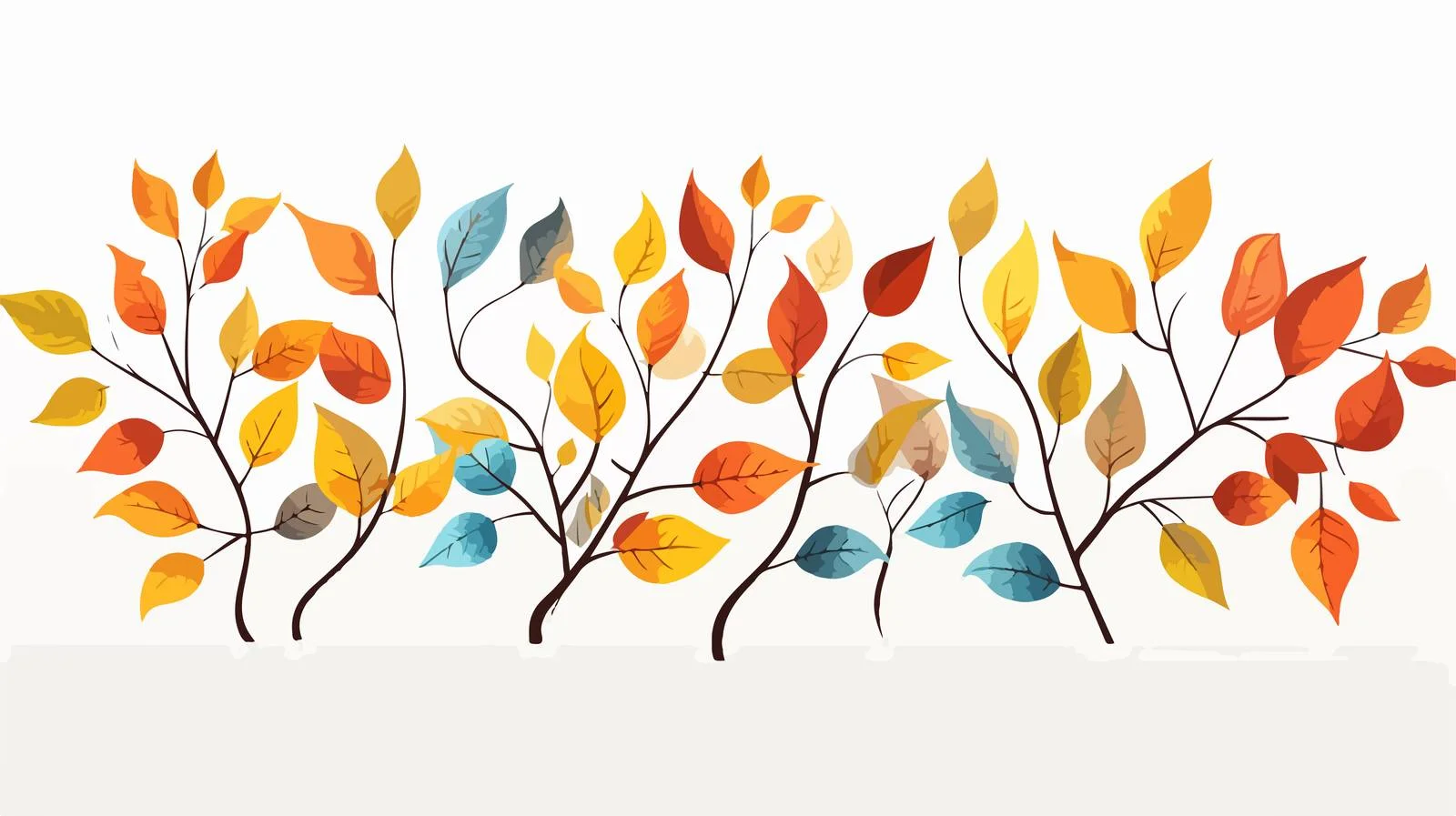 Seasonal Leaf Color Transition — free download from Dotvec