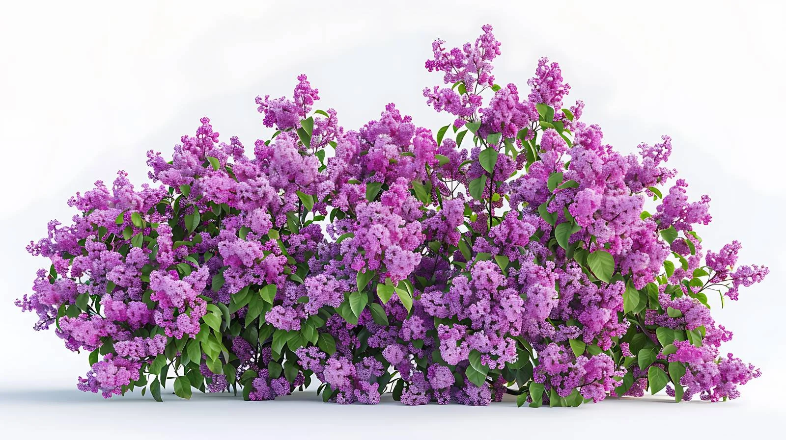 Vibrant lilac bush blossoming in spring — free download from Dotvec