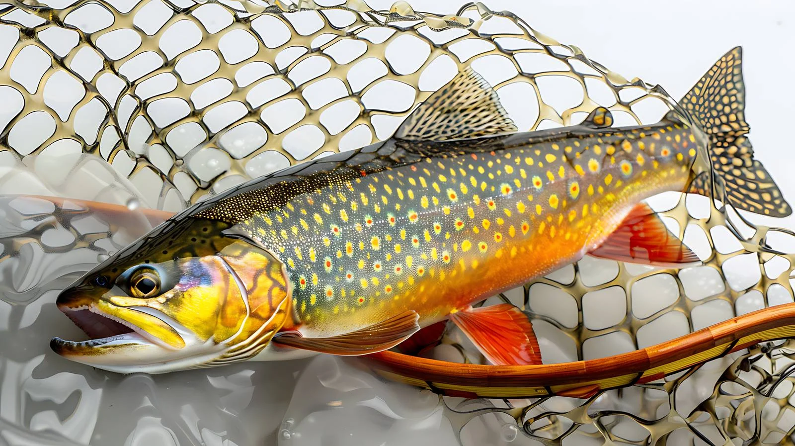 Vibrant male brook trout displaying colors — free download from Dotvec