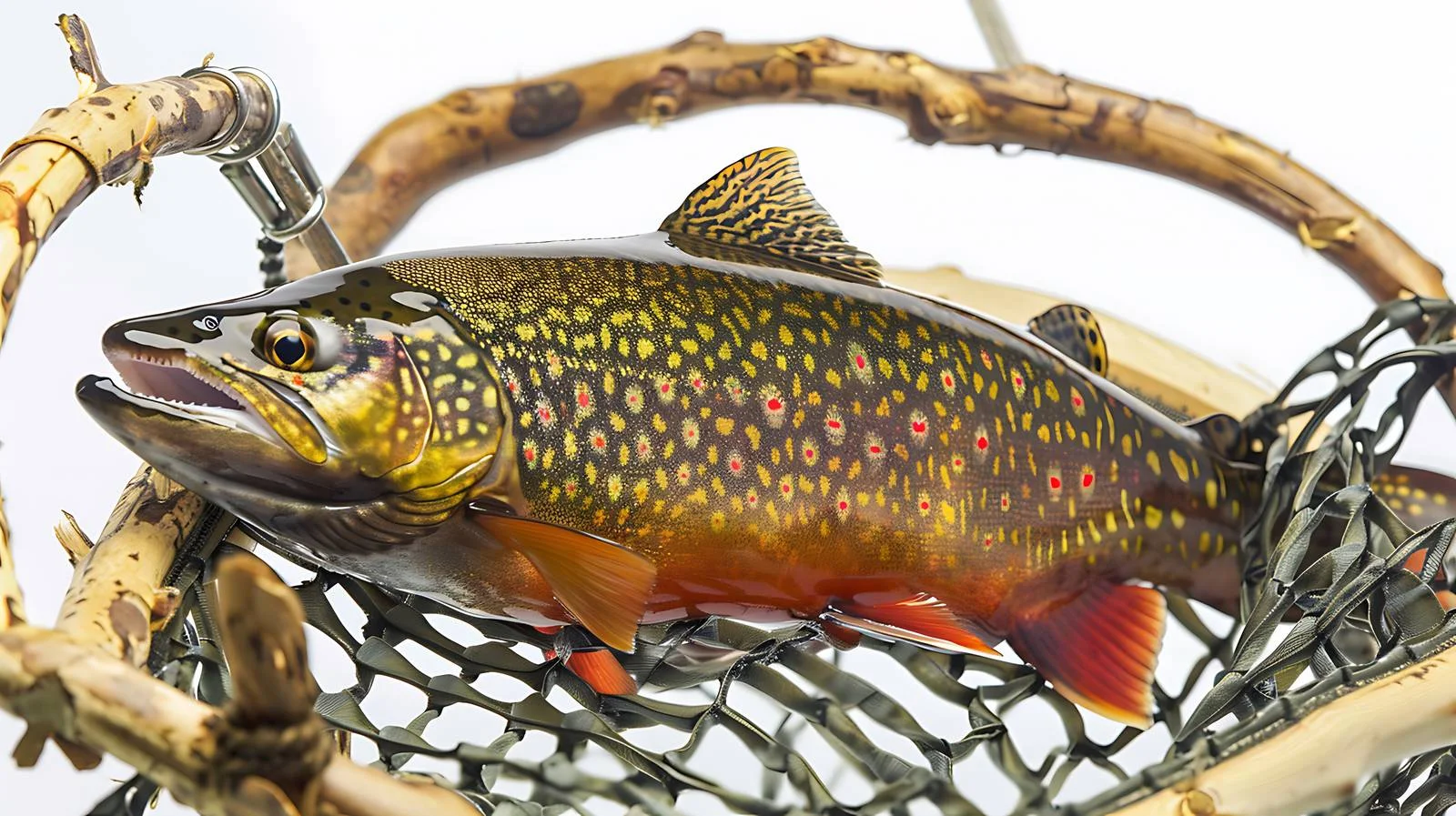 Vibrant Male Brook Trout Spawning Display — free download from Dotvec