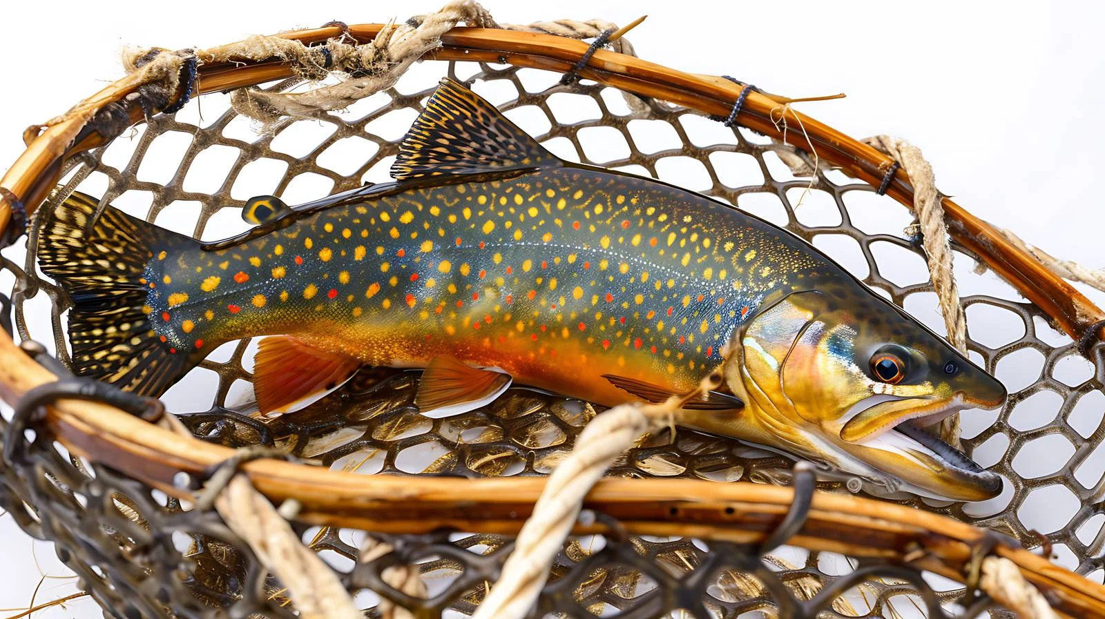 Vibrant male brook trout spawning colors — free download from Dotvec