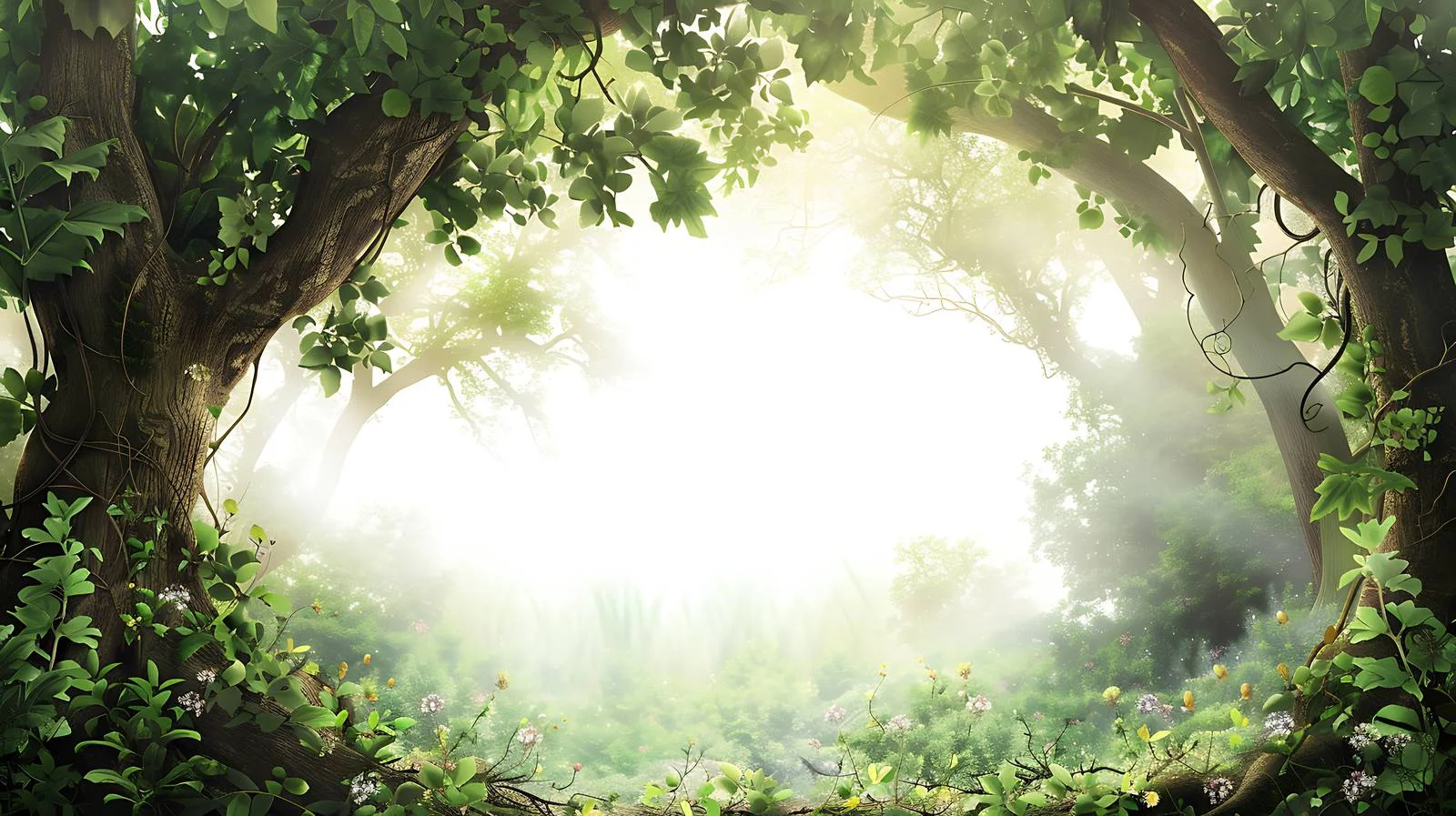 Serene Morning in Enchanted Forest — free download from Dotvec