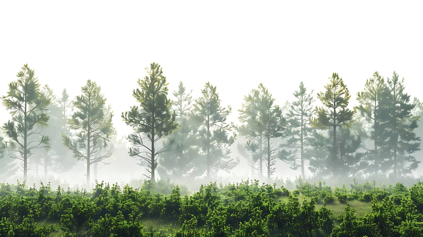 Serene Forest Bathed in Morning Light — free download from Dotvec