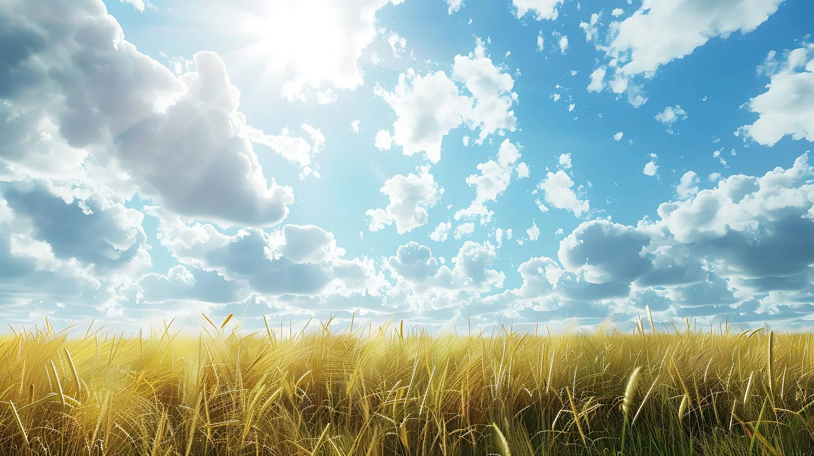 Serene Sky Above Fields on White Background — free download from Dotvec