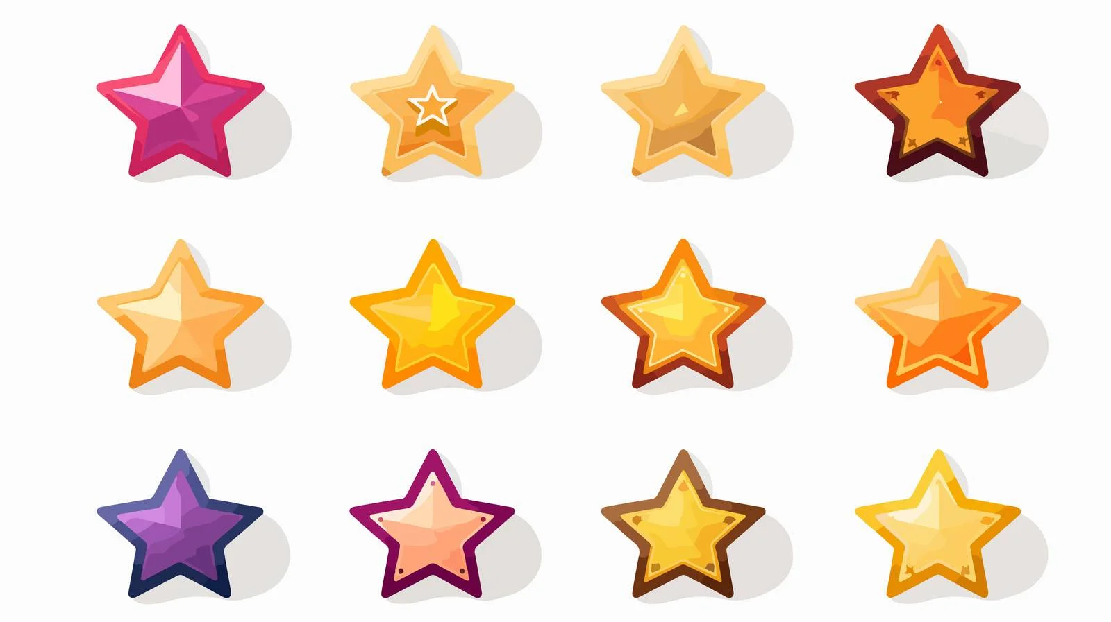 Star Icons for Rewarding Rat — free download from Dotvec