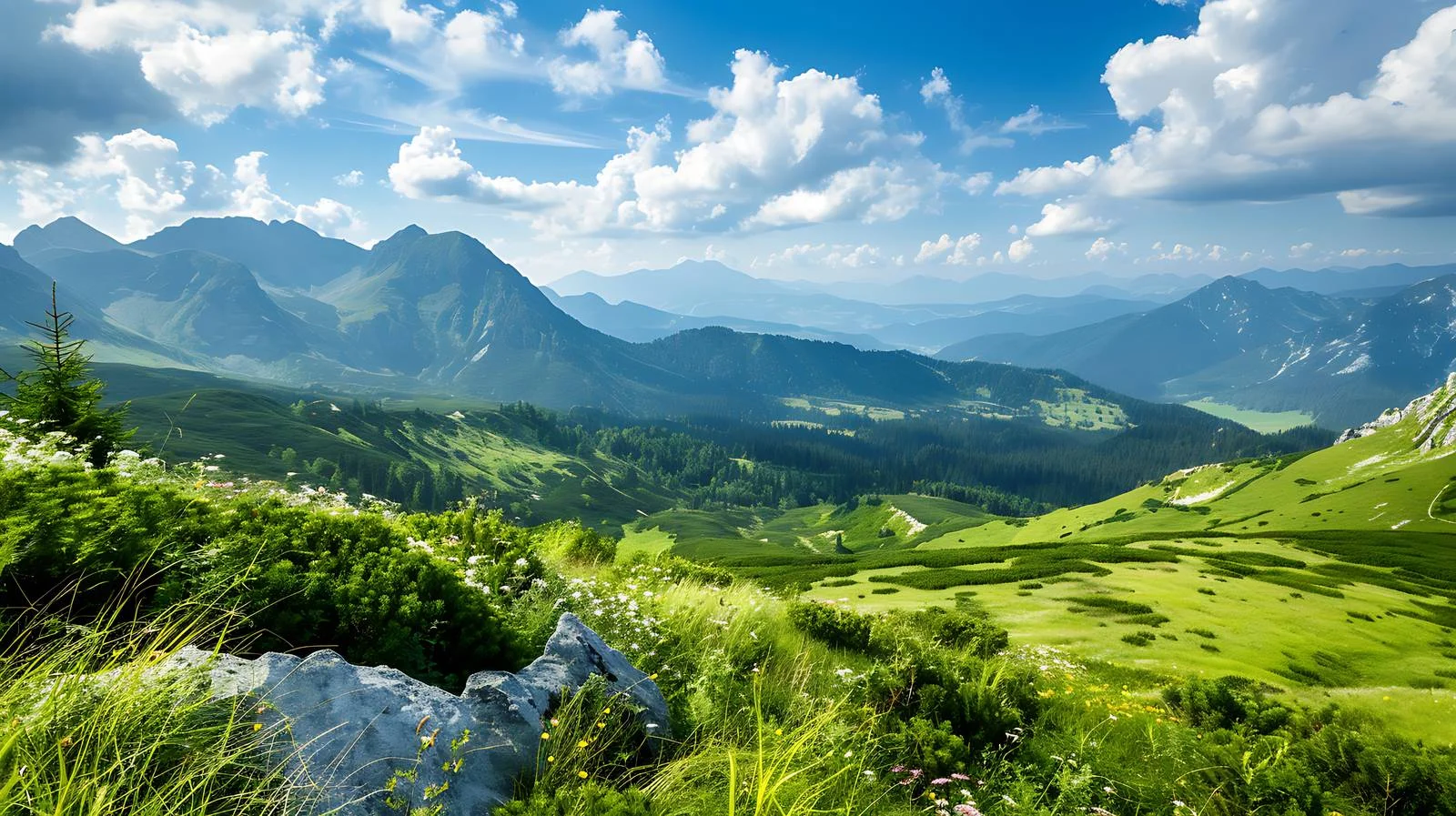 Scenic Summer View at Hala Gasieni — free download from Dotvec