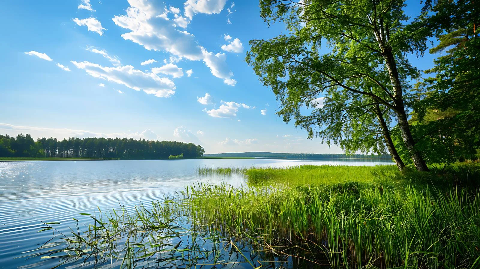 Tranquil Summer Day at Masuria Lake — free download from Dotvec