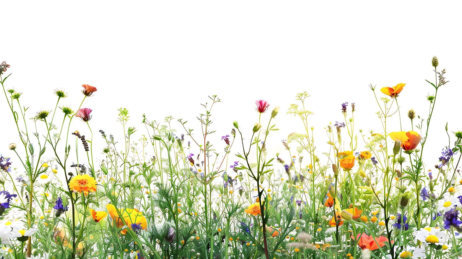 Tranquil Summer Meadow with Blossoming Wildflowers — free download from Dotvec