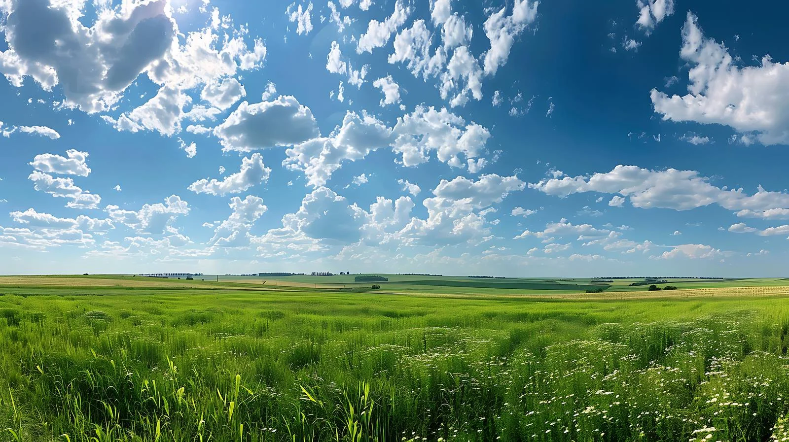 Tranquil Summer Day Across Lush Fields — free download from Dotvec