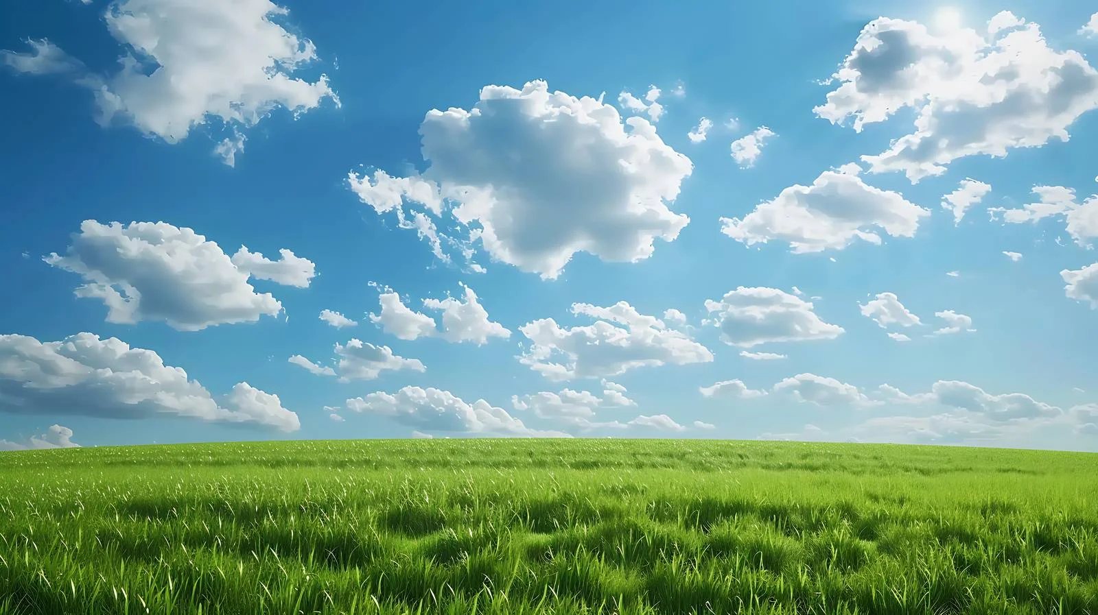 Serene Summer Landscape Across Verdant Meadows — free download from Dotvec