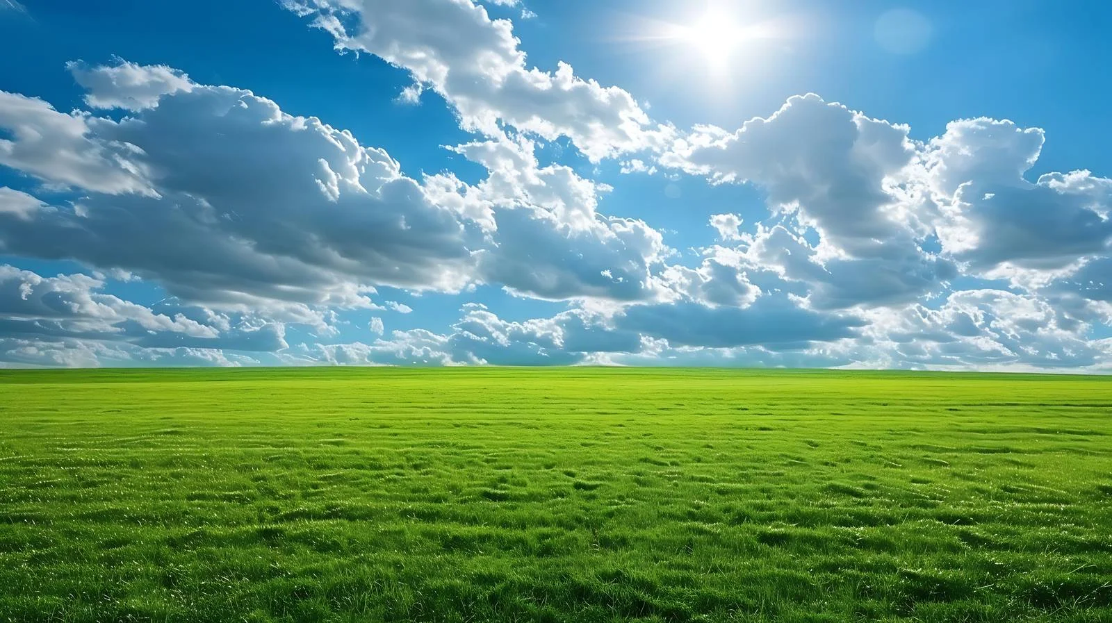 Serene summer landscape with lush green fields — free download from Dotvec