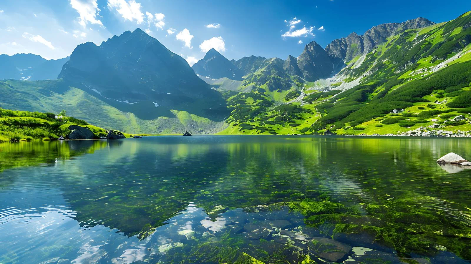 Picturesque Summer Scene at Hala Gasienicowa — free download from Dotvec