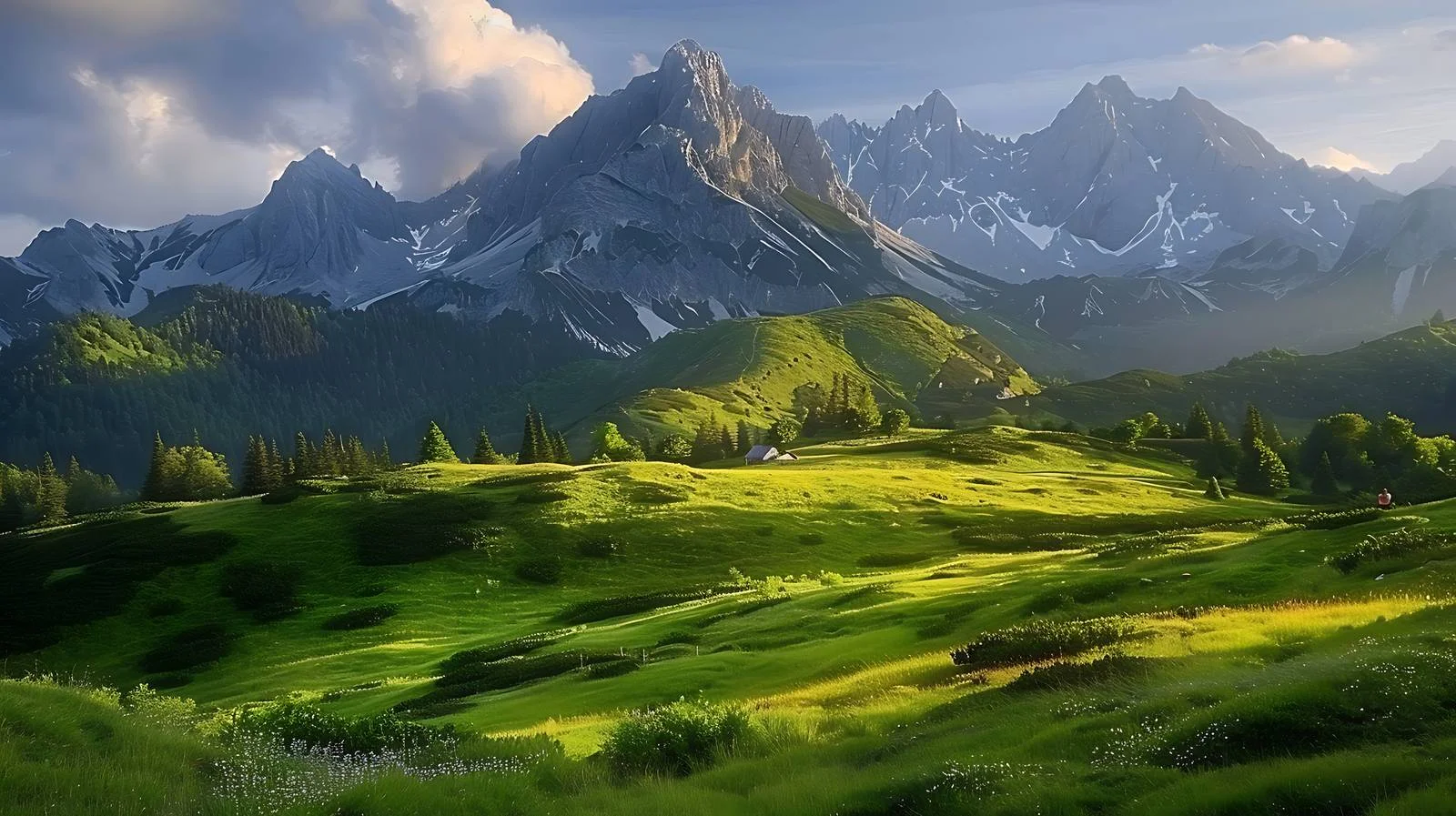 Serene Summer Landscape of Hala Gasienicowa — free download from Dotvec