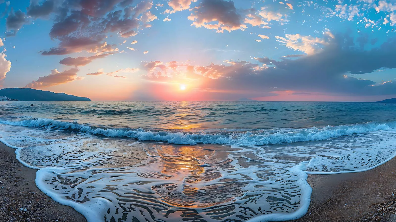 Captivating Sunset Over Mirtos Beach, Greece — free download from Dotvec