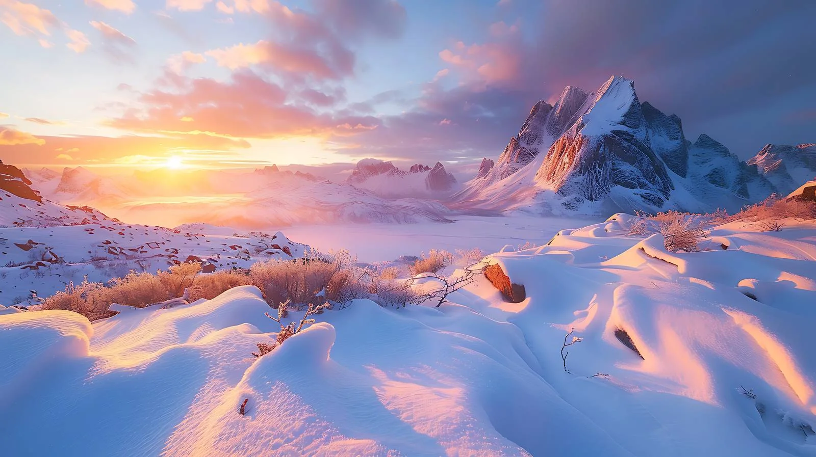 Serene Sunrise in Lofotens, Reine Isola — free download from Dotvec
