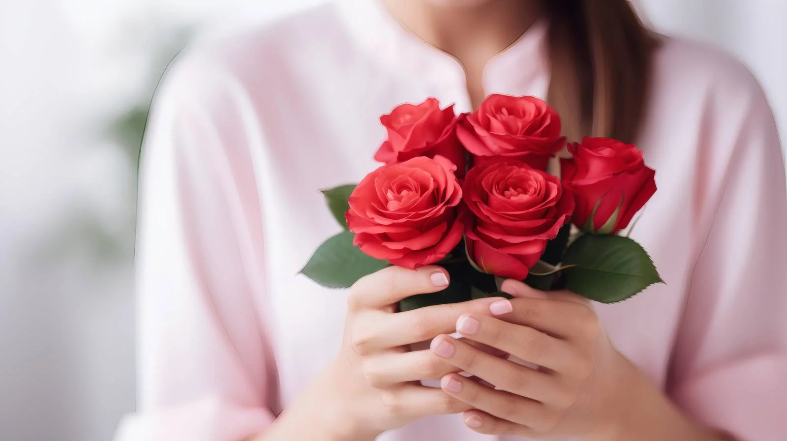 Elegant Beauty Essentials and Rose Bouquet — free download from Dotvec