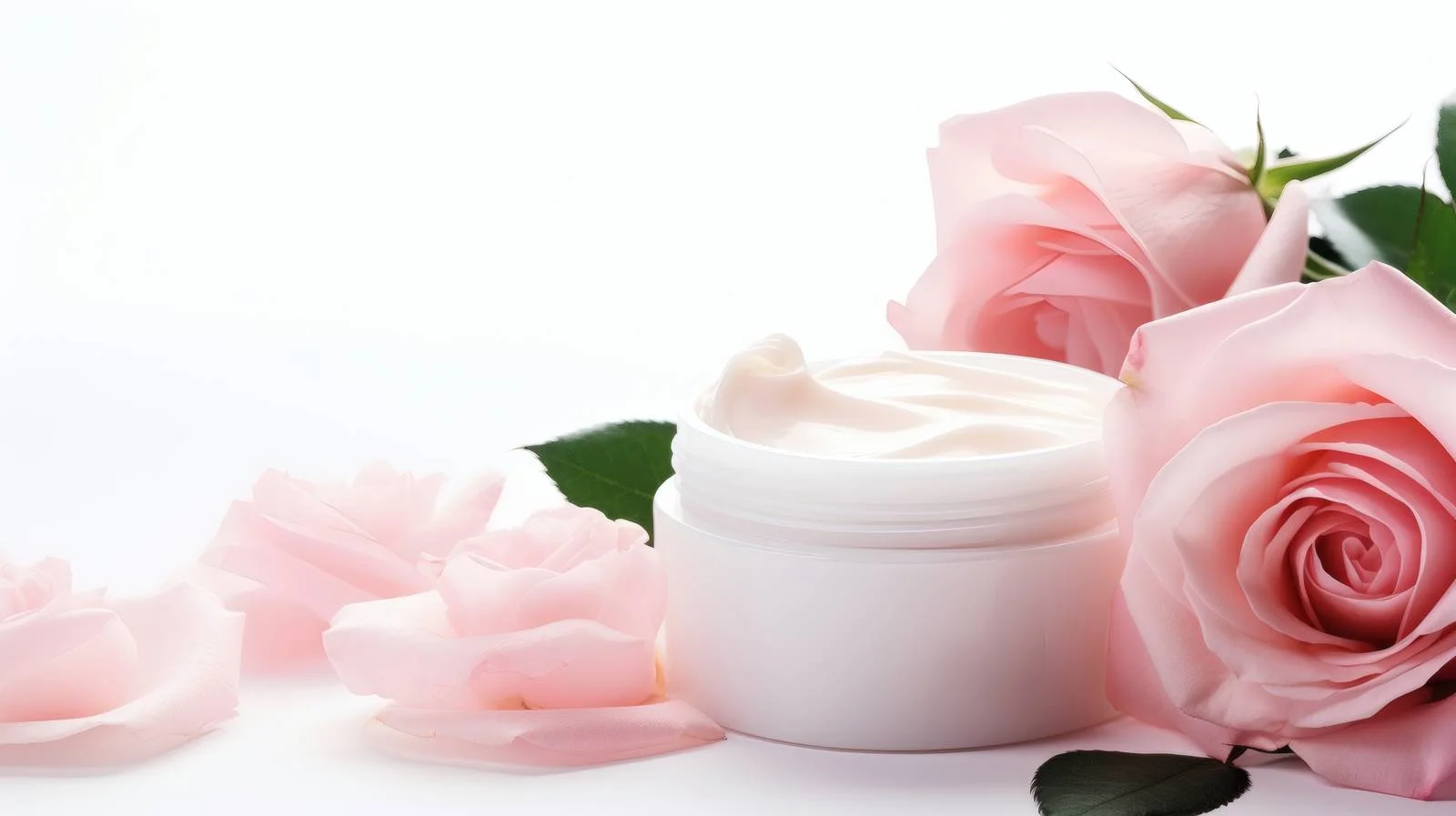 Elegance in Cosmetics and Roses Setting — free download from Dotvec