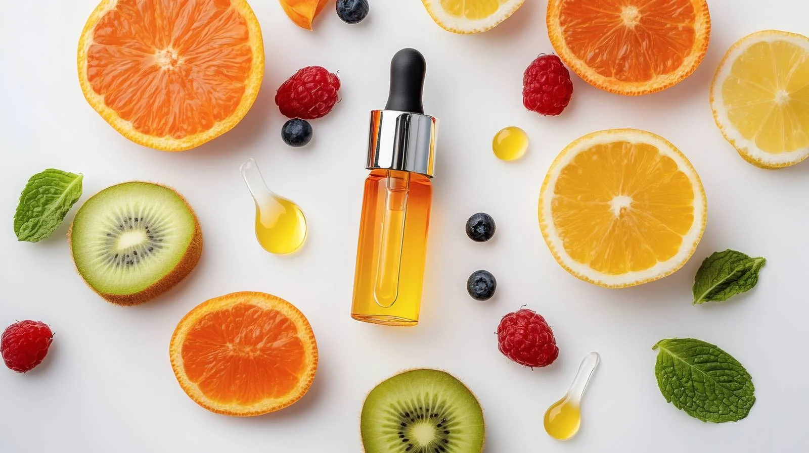 Fruit Acid Infused Beauty Serum Dropper — free download from Dotvec