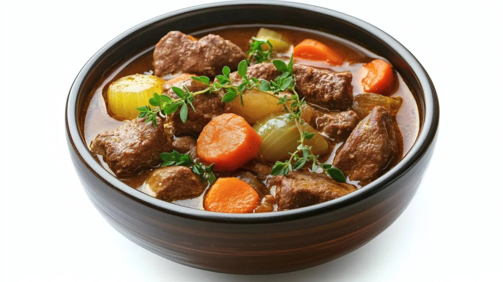 Savory Beef Stew on White Background — free download from Dotvec